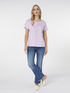 T-shirt con fiore in cristalli image number 0