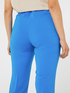 Flowing stretch cady trousers image number 3