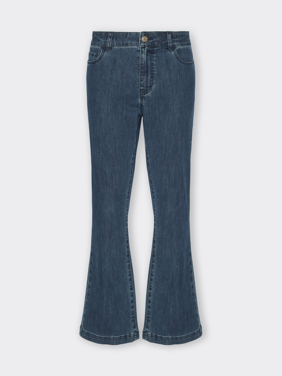 Jean 5 poches kick flare, "Florence"
