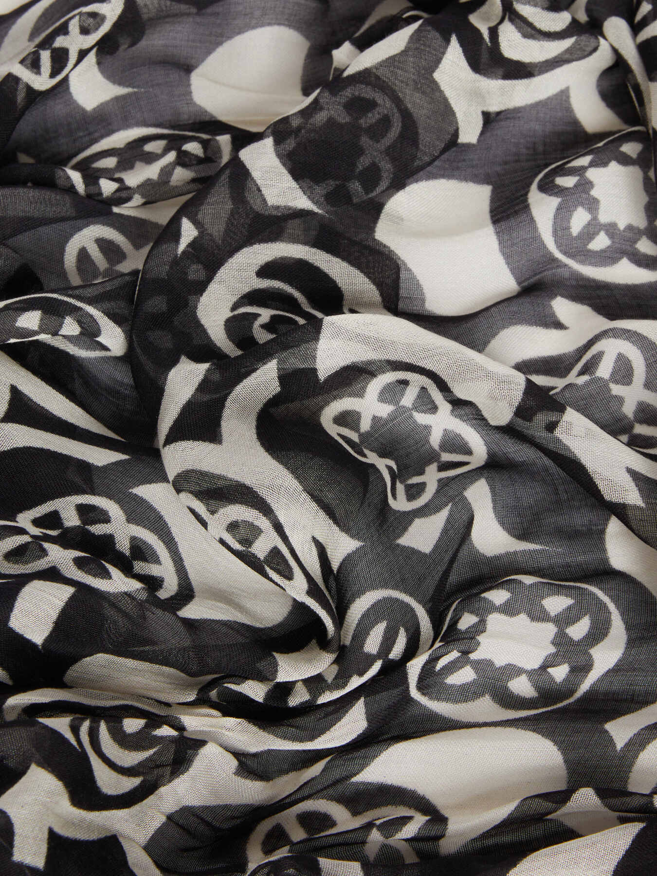 Foulard in modal stampato image number 2