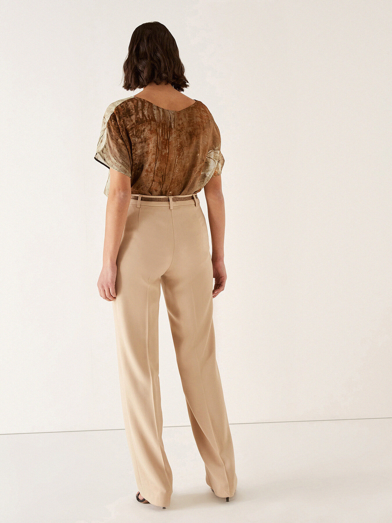 Pantaloni in cady stretch image number 1