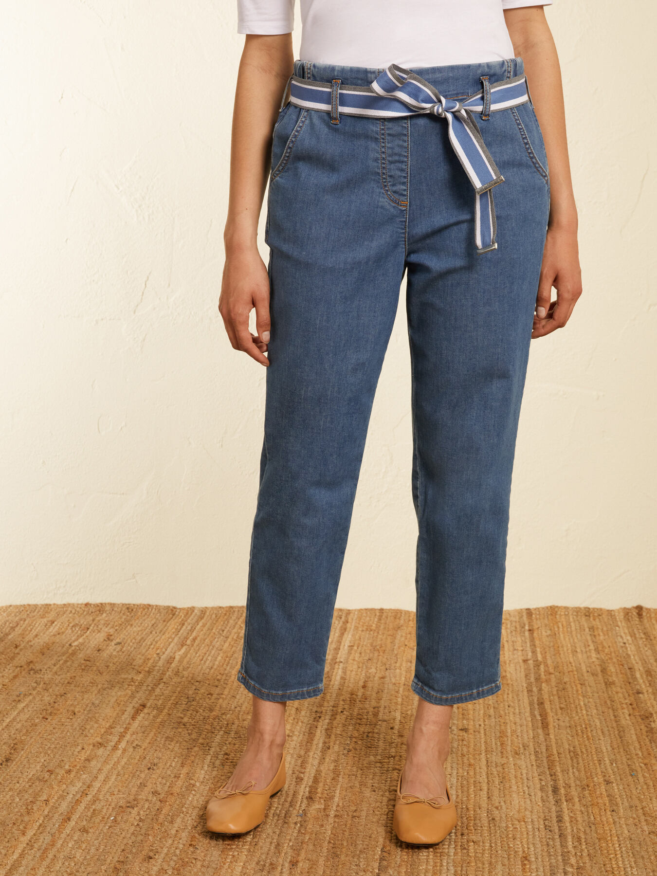 PANTAJOGGER EN DENIM image number 0