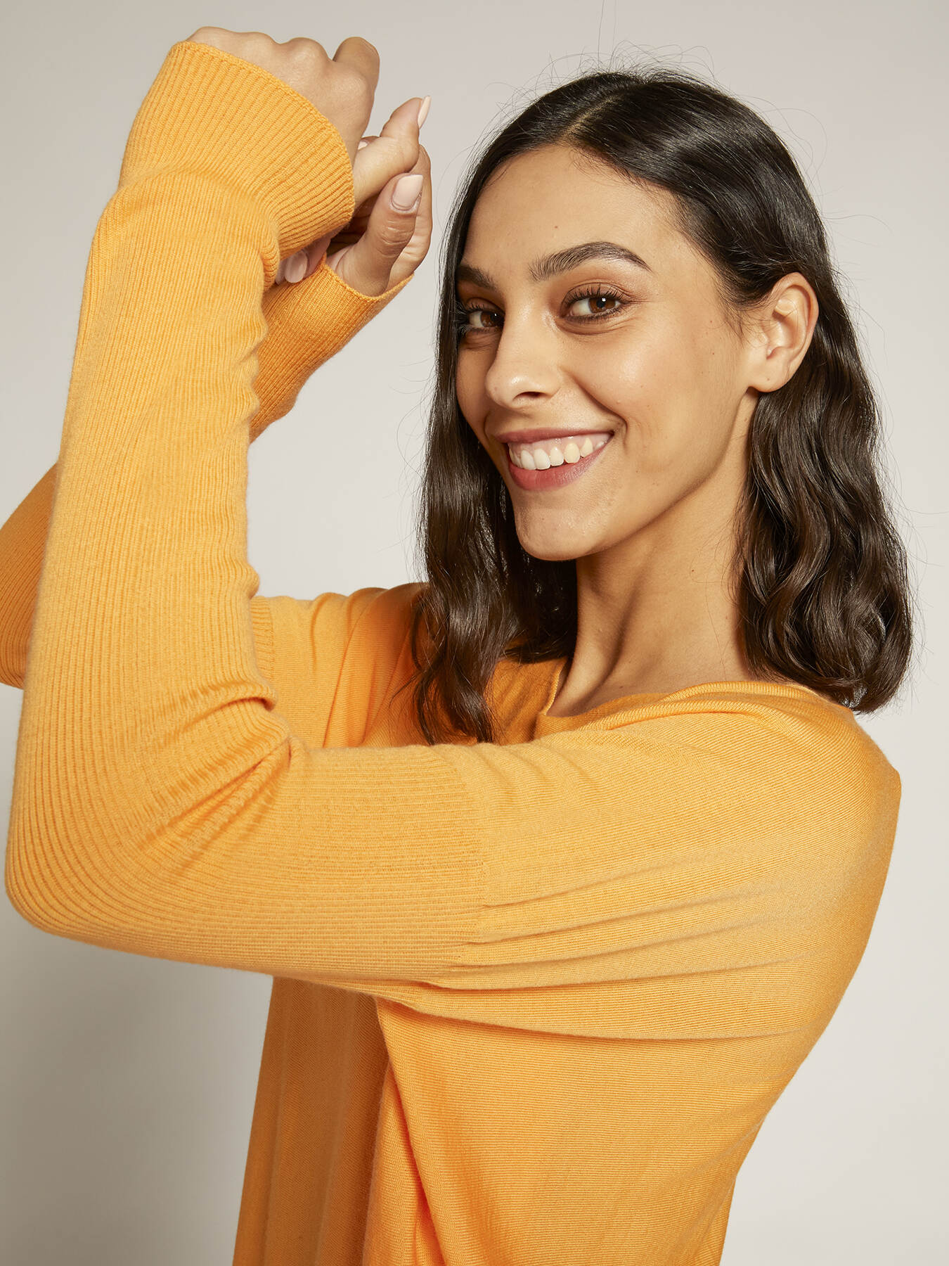 Maglia over in lana vergine image number 3