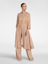 Camicia lunga in organza stampata image number 0