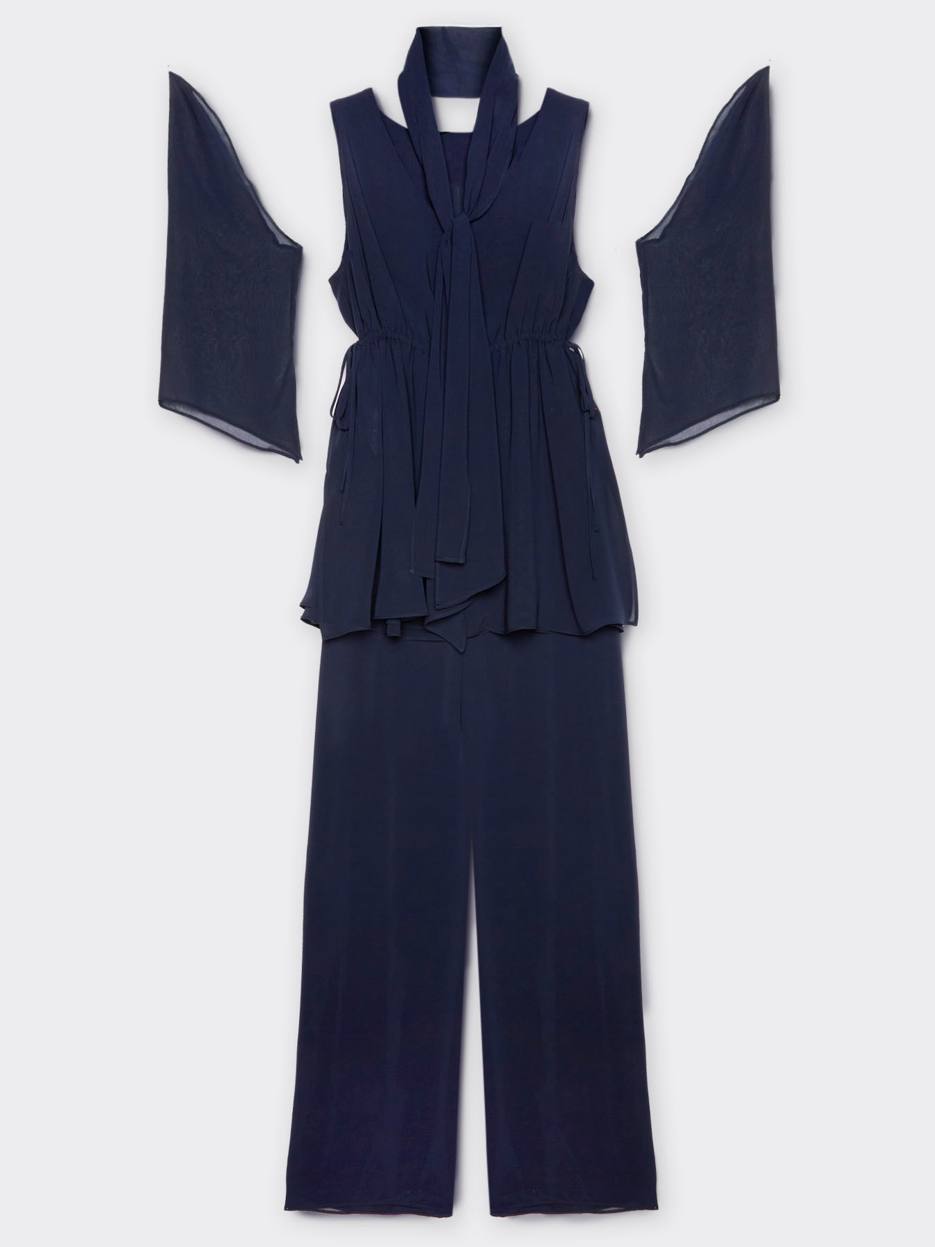 Completo elegante con top, pantaloni e stola image number 6