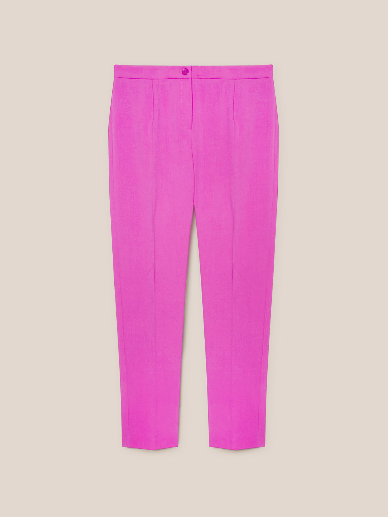 Straight-leg stretch twill trousers image number 1