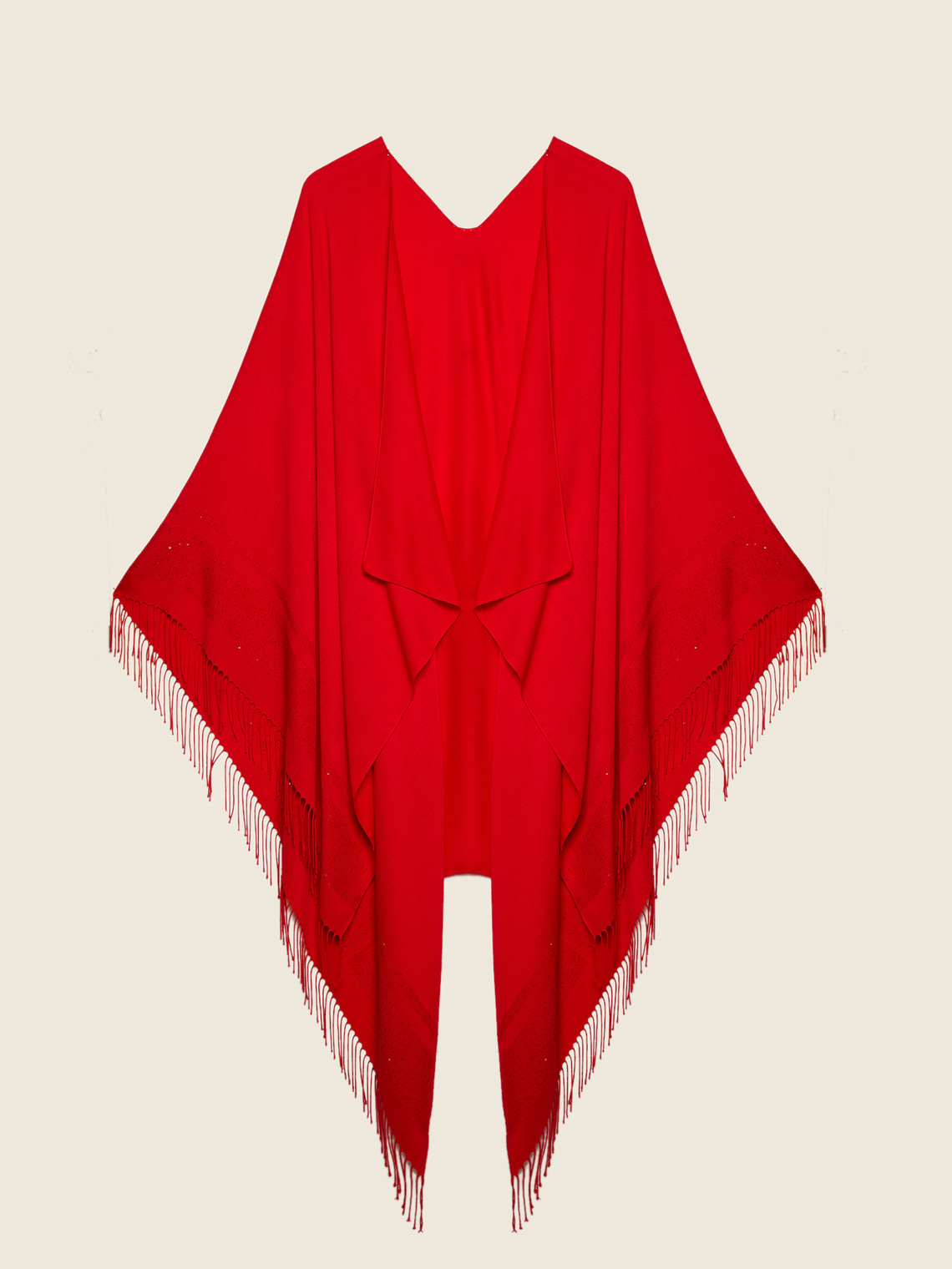 Elenamiro: Manta com franjas e lantejoulas_5