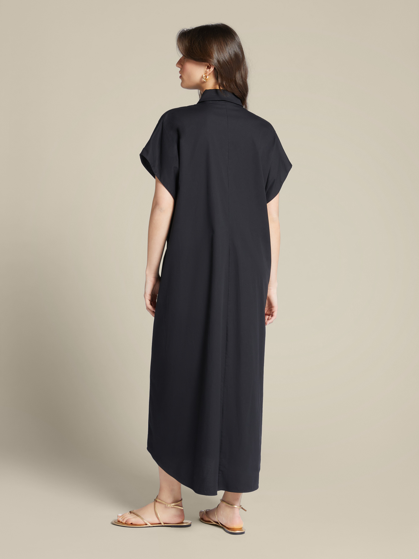 Abito lungo in cotone image number 2