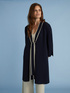 CREPE VISCOSE TRICOT DUSTER COAT image number 0