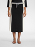 Jupe fourreau colour block en viscose image number 2