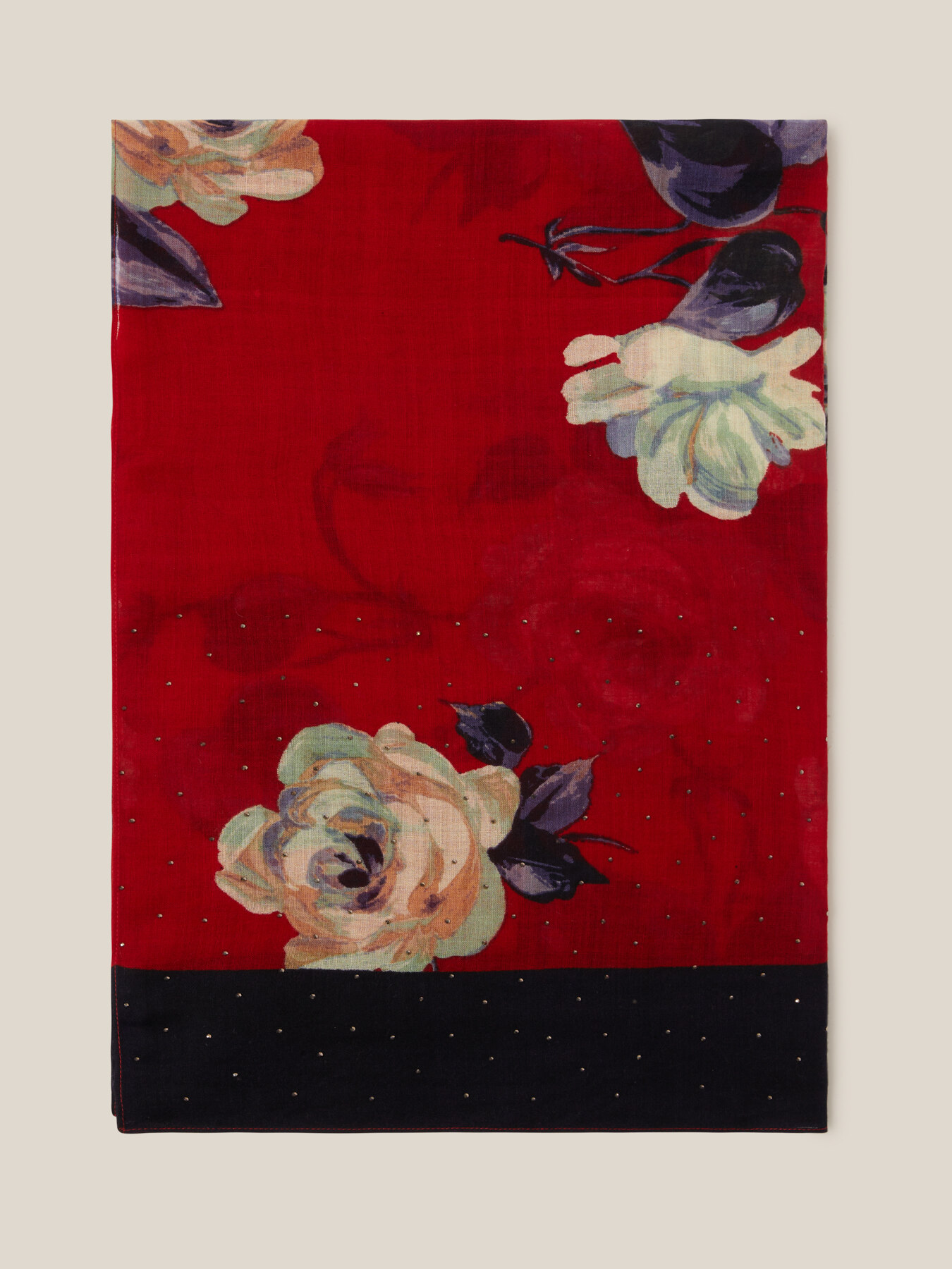 Écharpe imprimée en pure laine image number 0