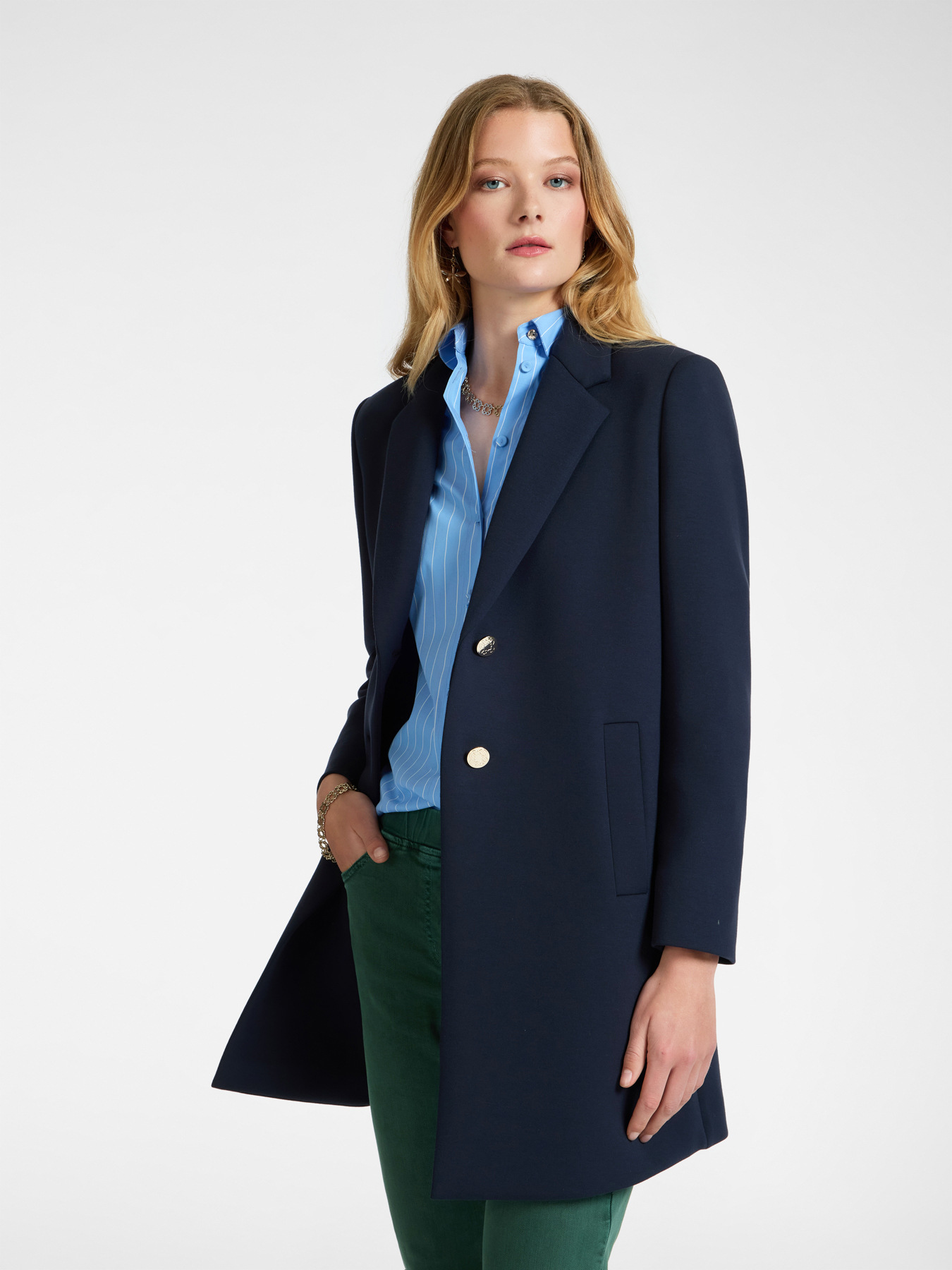 Manteau en tissu scuba image number 0