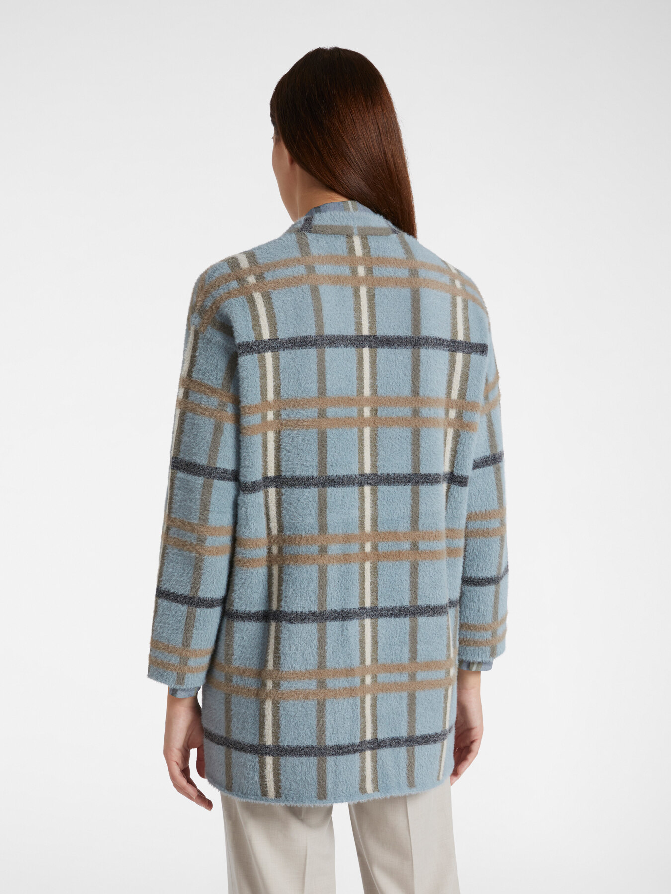 Cardigan &eacute;cossais en viscose LENZING&trade; ECOVERO&trade; image number 1