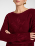 Pull en m&eacute;lange de cachemire &agrave; motif floral image number 3