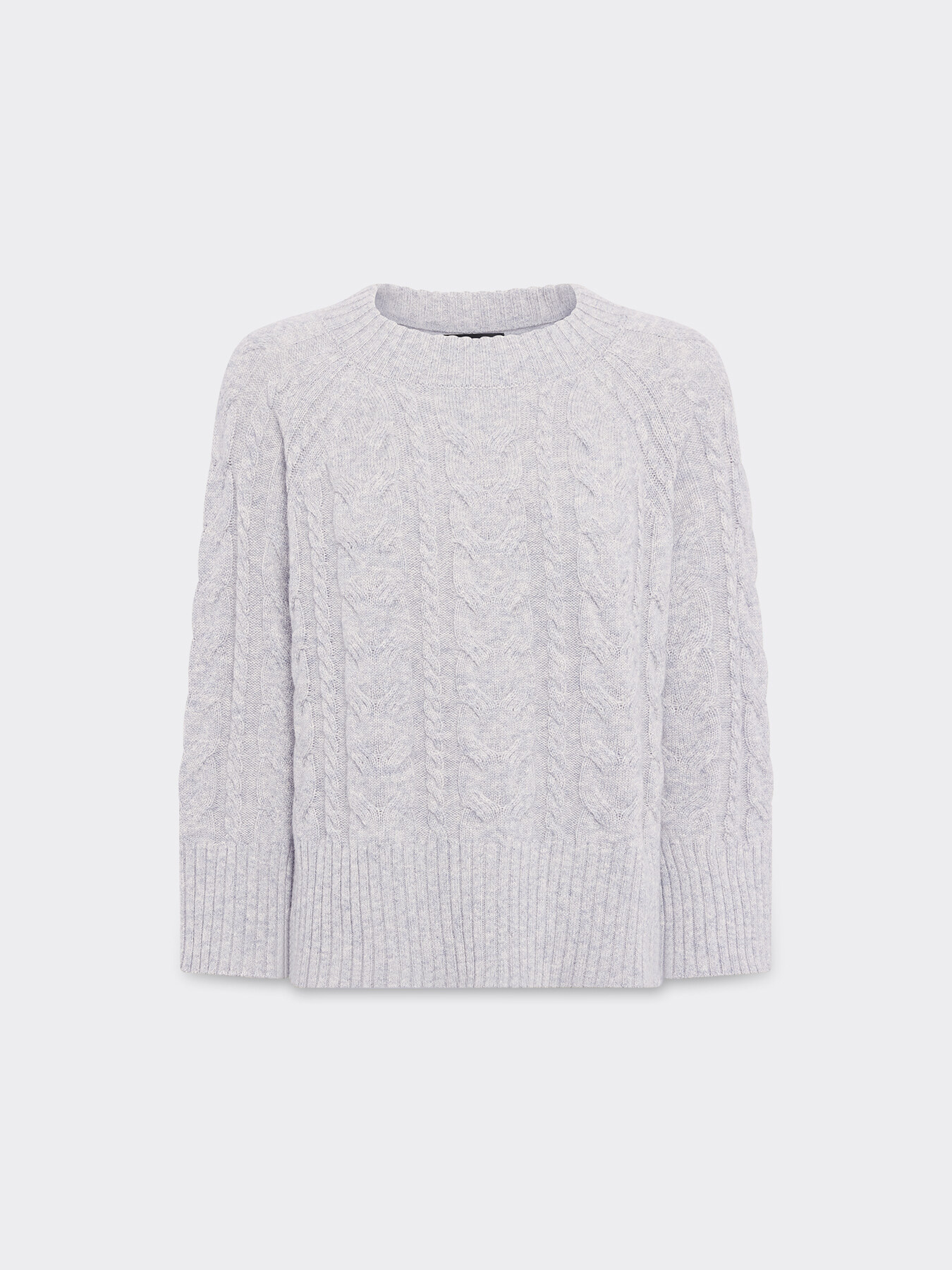 Pure wool cable knit sweater