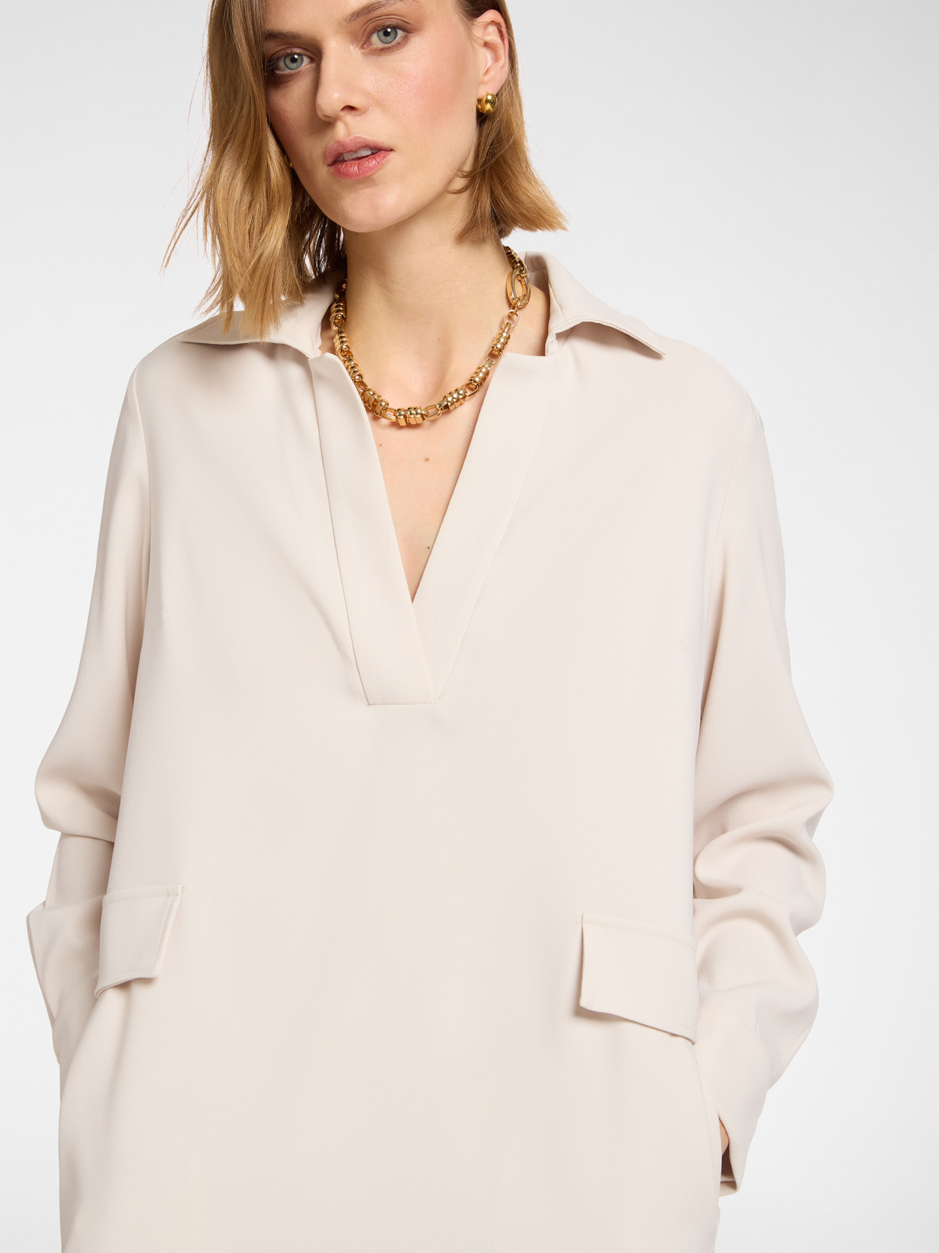 Vestido Cady Stretch image number 3