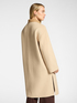 Manteau en double de laine m&eacute;lang&eacute;e image number 1