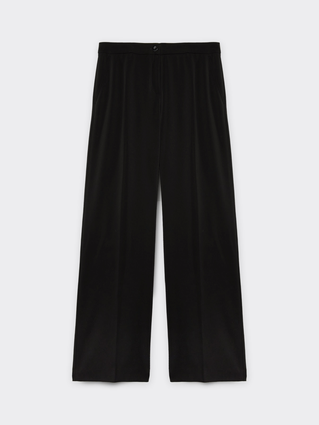 Maskulin geschnittene Hose aus Cady-Stretch image number 4