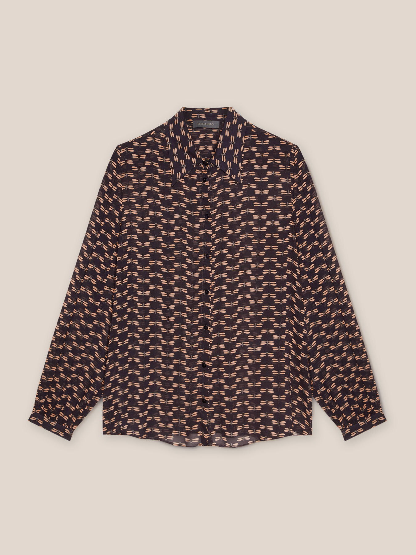 Camicia in georgette stampata image number 4