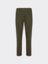 Slim-fit cotton blend drill trousers image number 4