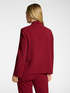 Cr&ecirc;pe jacket with jewel button image number 1