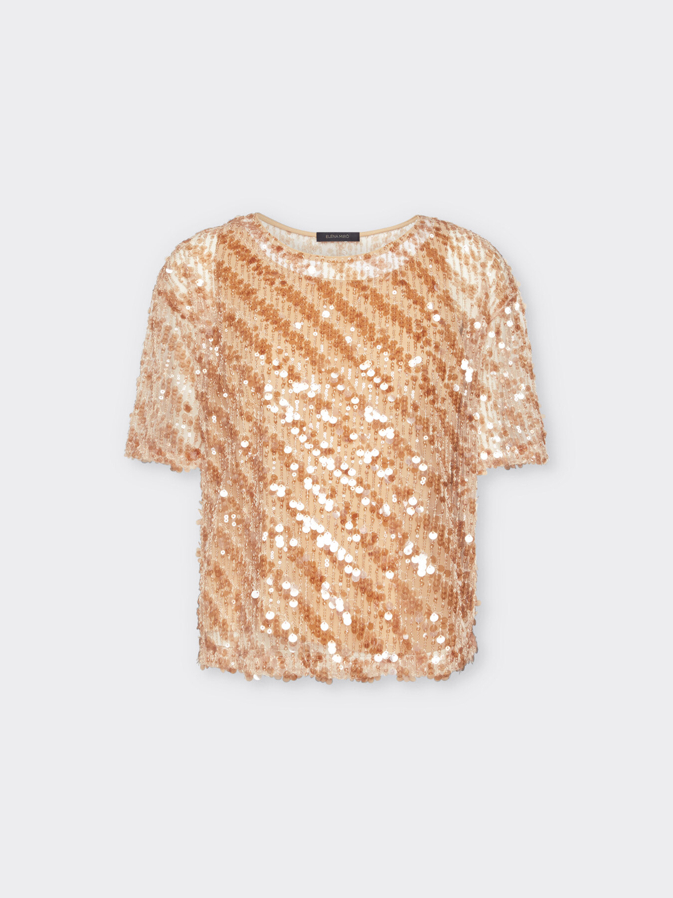 Bluse mit Pailletten image number 4