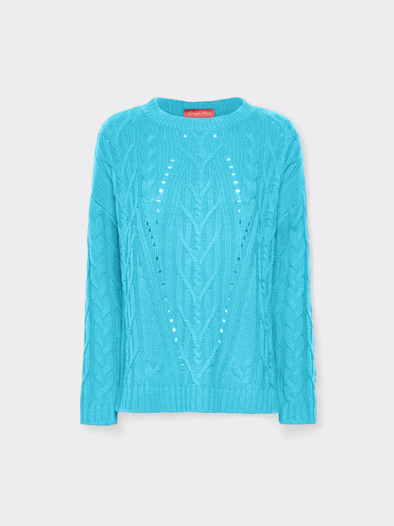 Pull en laine avec finitions soignées