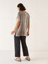 Bluse mit Malerei-Druck image number 1