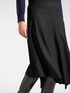 Flannel skirt with draping image number 3
