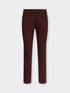 Pantaloni slim in drill misto cotone image number 4