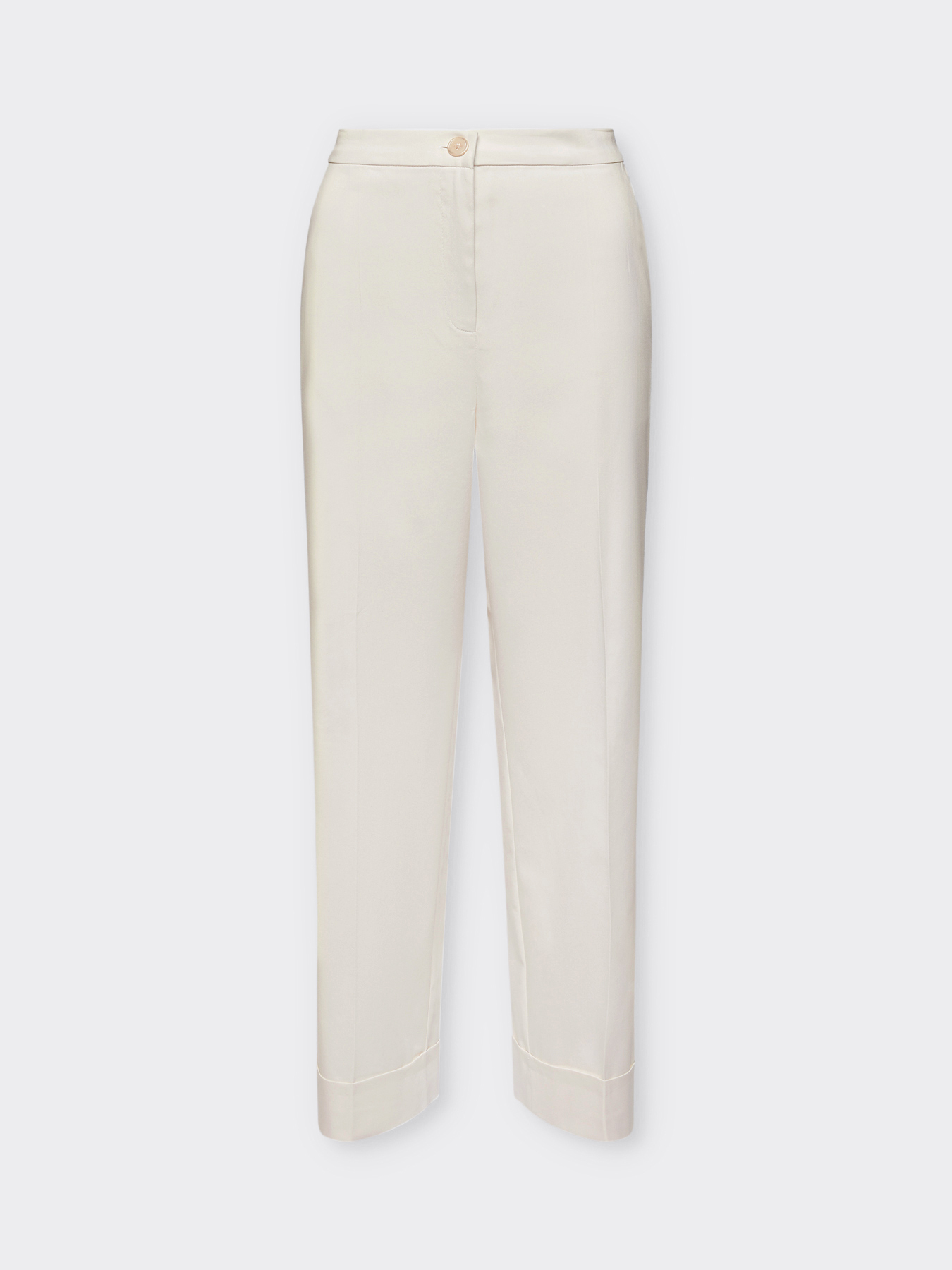 Cropped trousers with cuffs image number 4