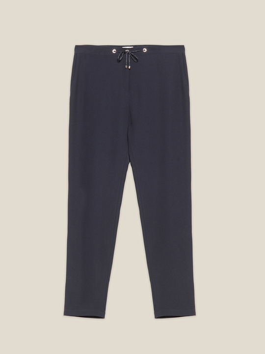 Elenamiro: Joggers in tessuto pregiato Azul_1