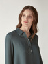 POLO IN CREPE DE CHINE image number 3