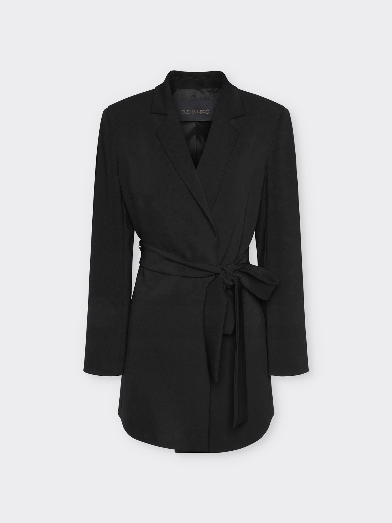 Lange Jacke mit Sch&auml;rpeng&uuml;rtel image number 5