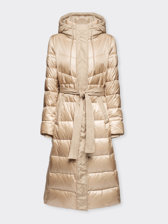 Gesteppte Daunenjacke mit Kapuze