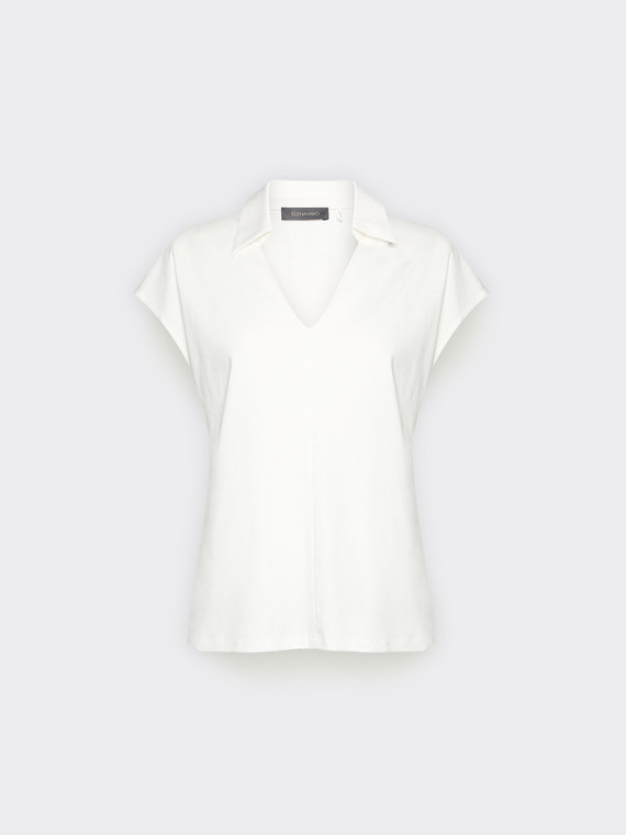 T-shirt con colletto