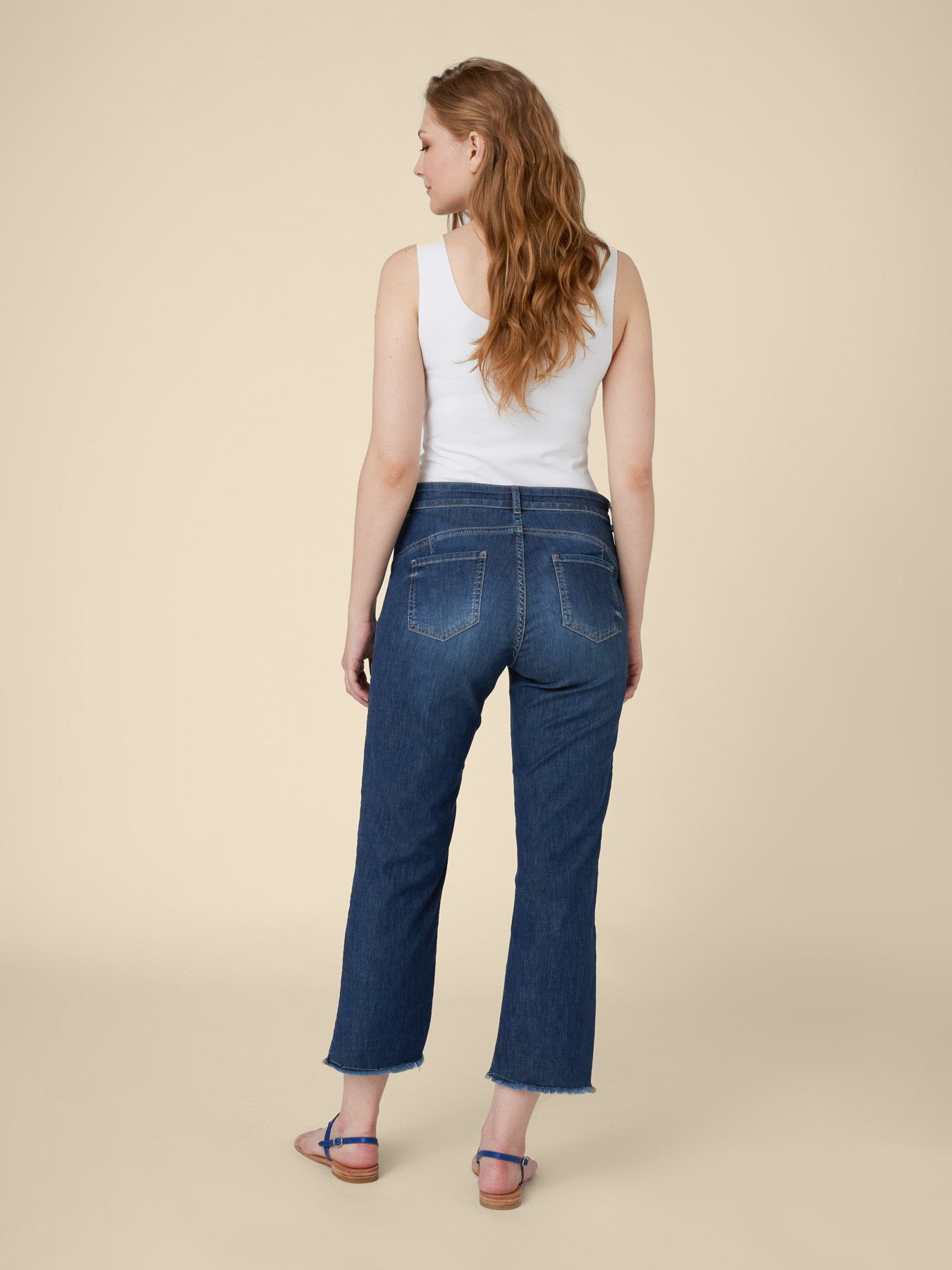 VAQUEROS CROPPED, TEJIDO VAQUERO 6,75 OZ image number 1