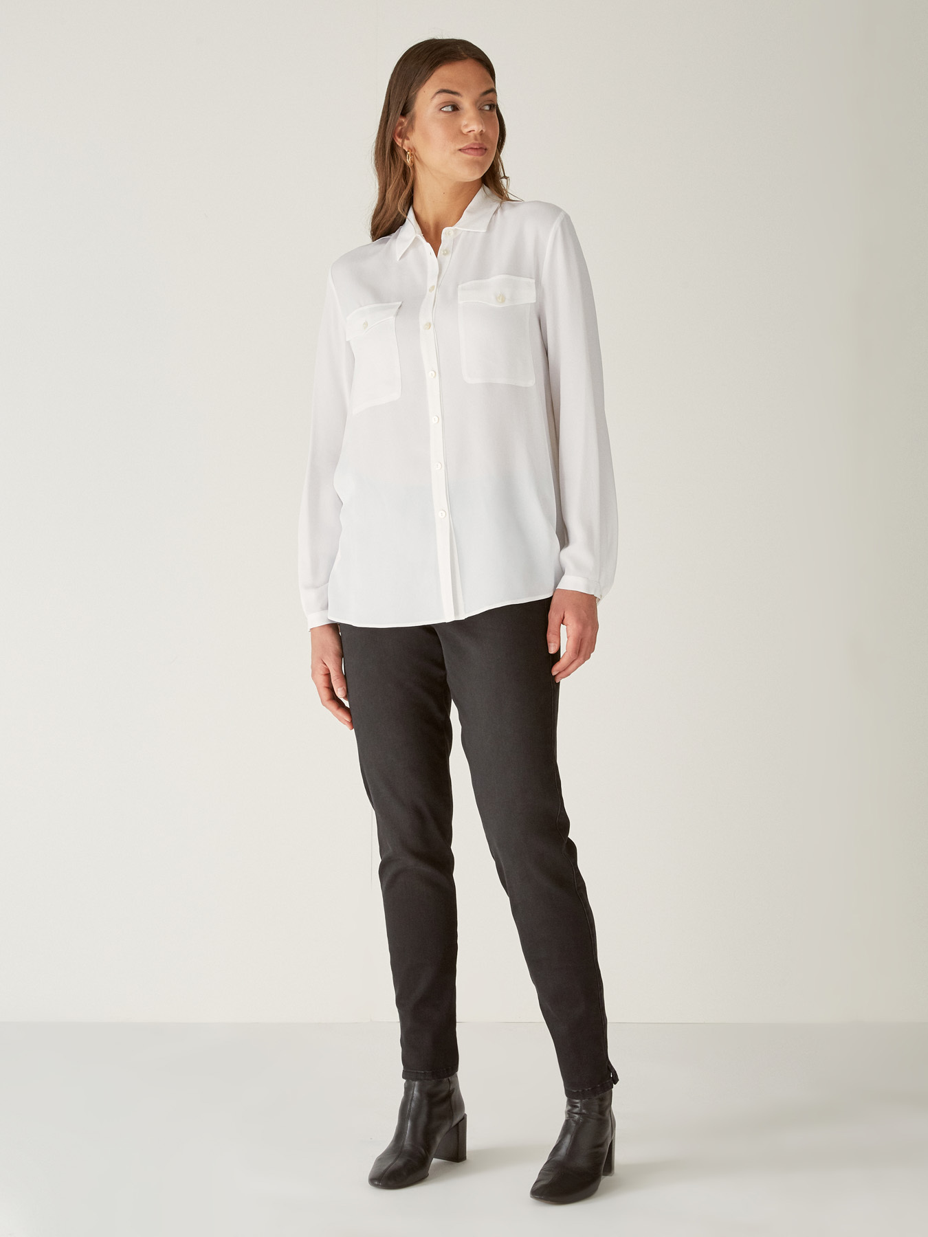CREPE DE CHINE SHIRT image number 0