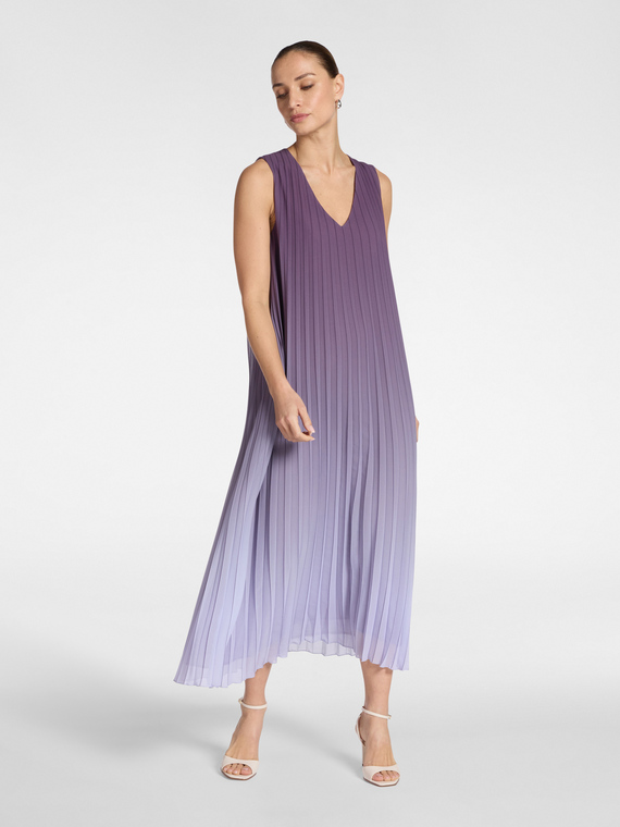 Long pleated dress