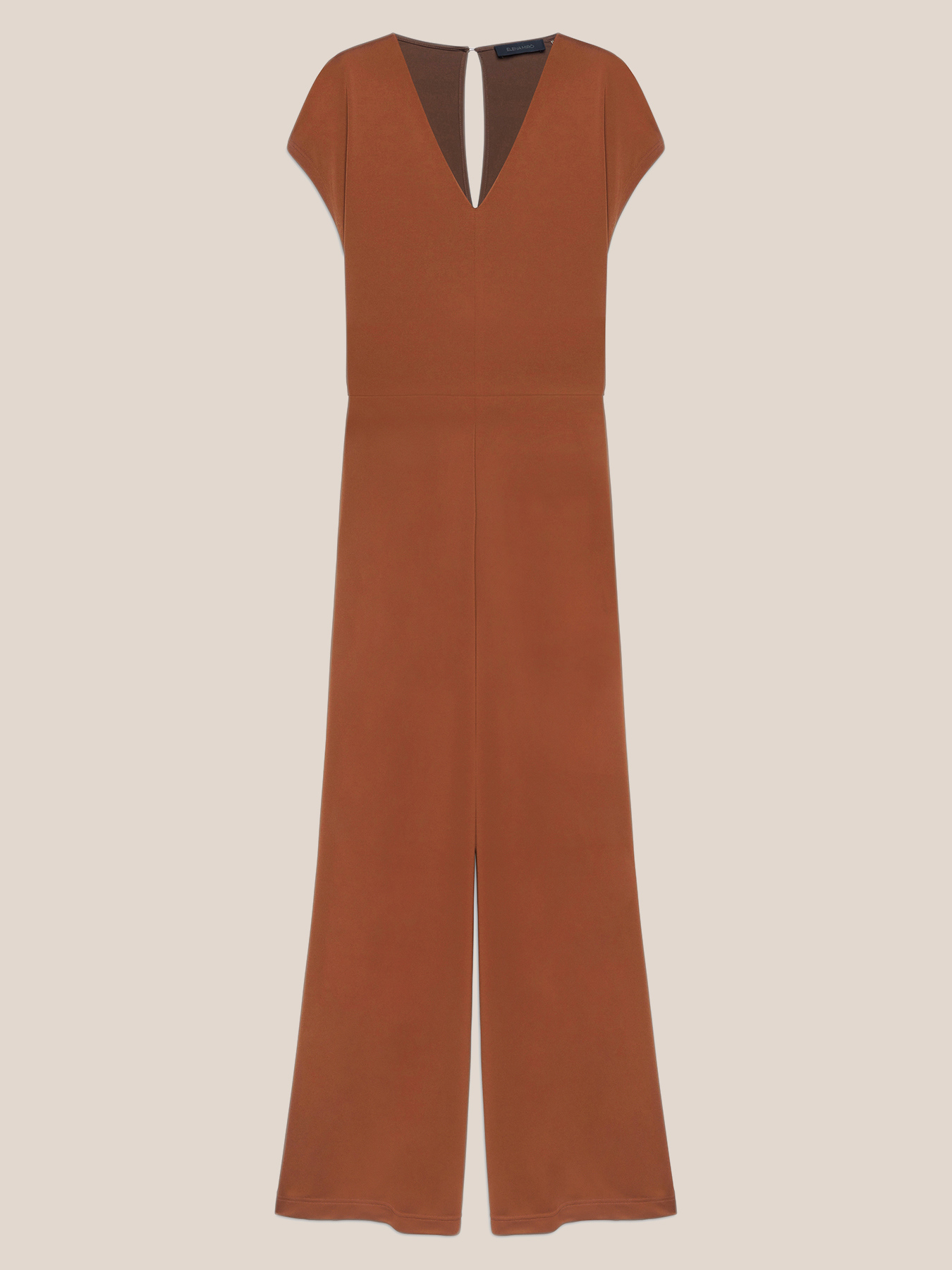 Crepe jersey trousers dress image number 0