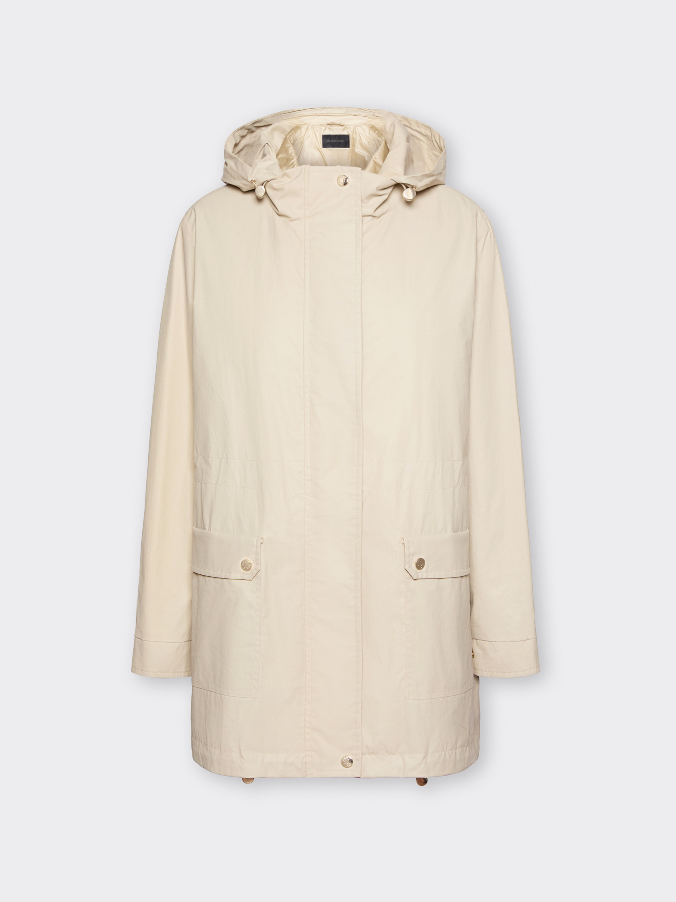 Layering parka with hood