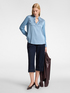 Viscose T-shirt with mandarin collar image number 2
