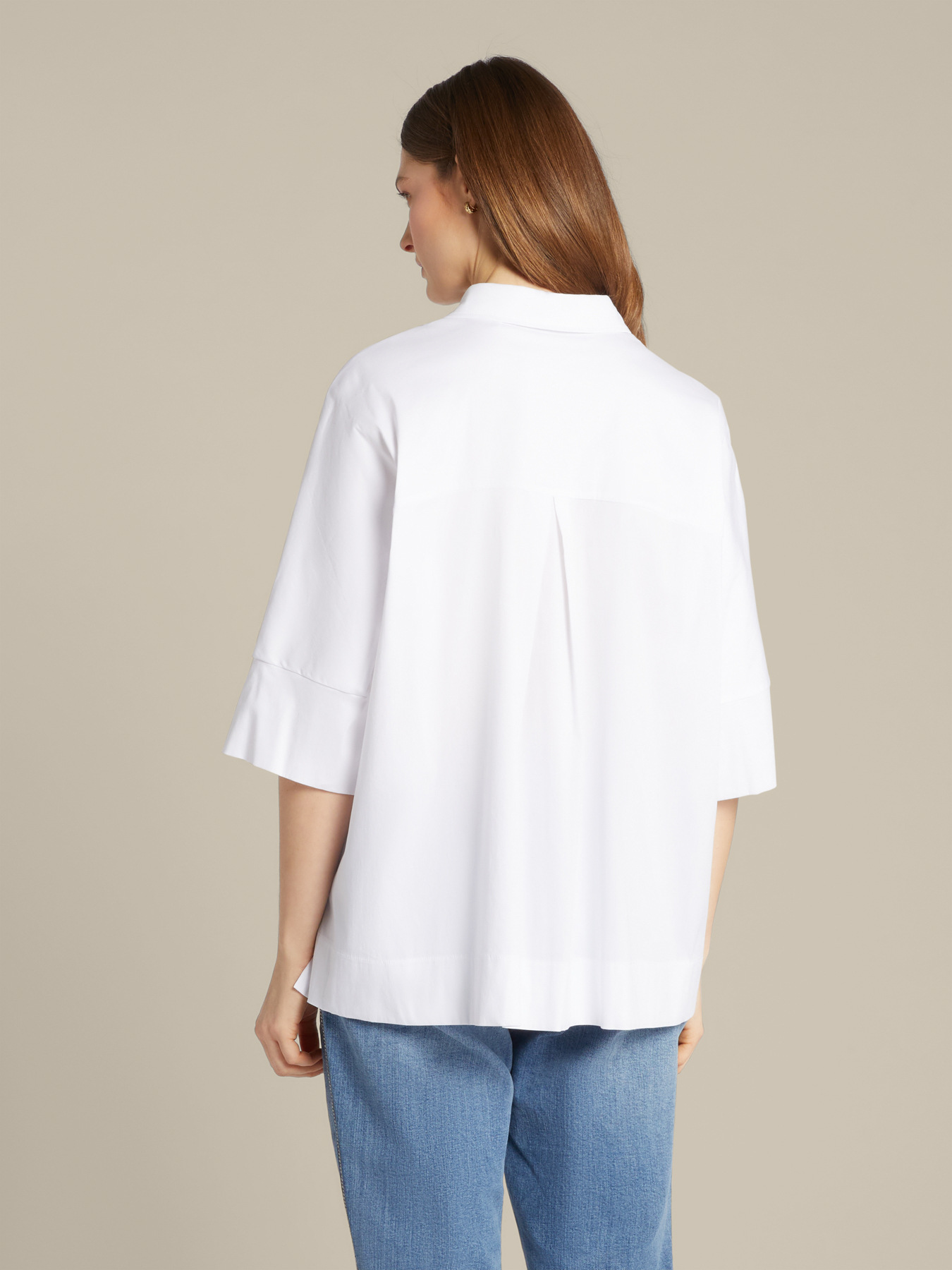 Boxy poplin shirt image number 1