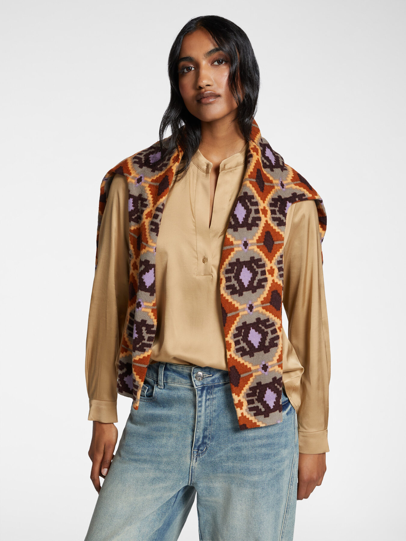 Blusa de raso image number 0