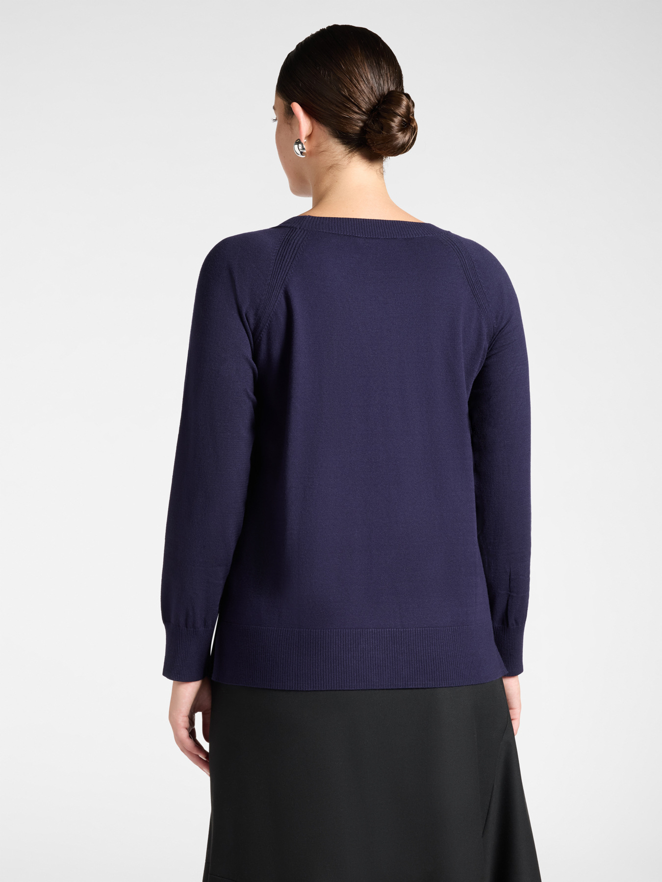 Maglia girocollo in viscosa image number 1