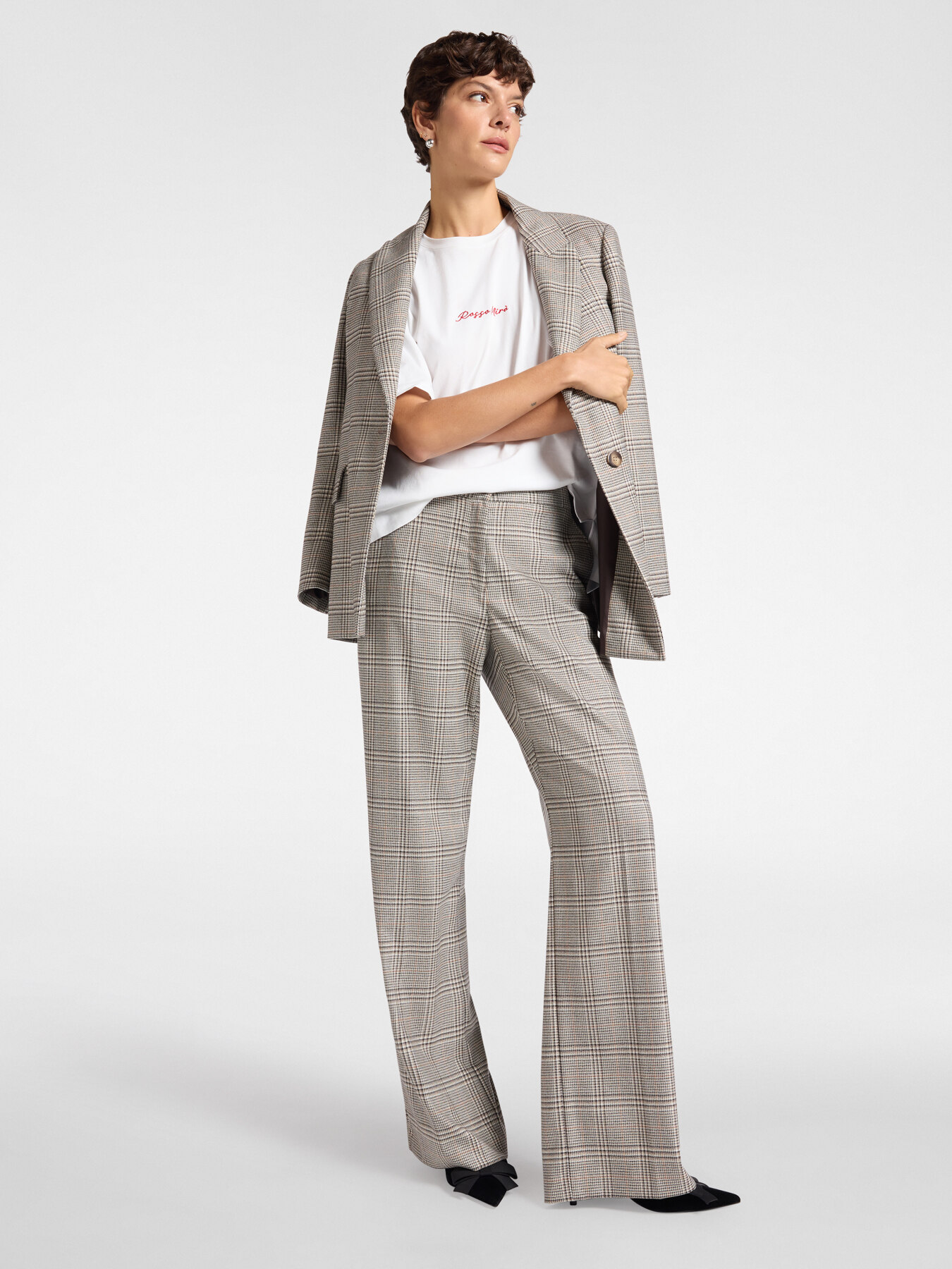 T-Shirt mit gesticktem Schriftzug image number 3