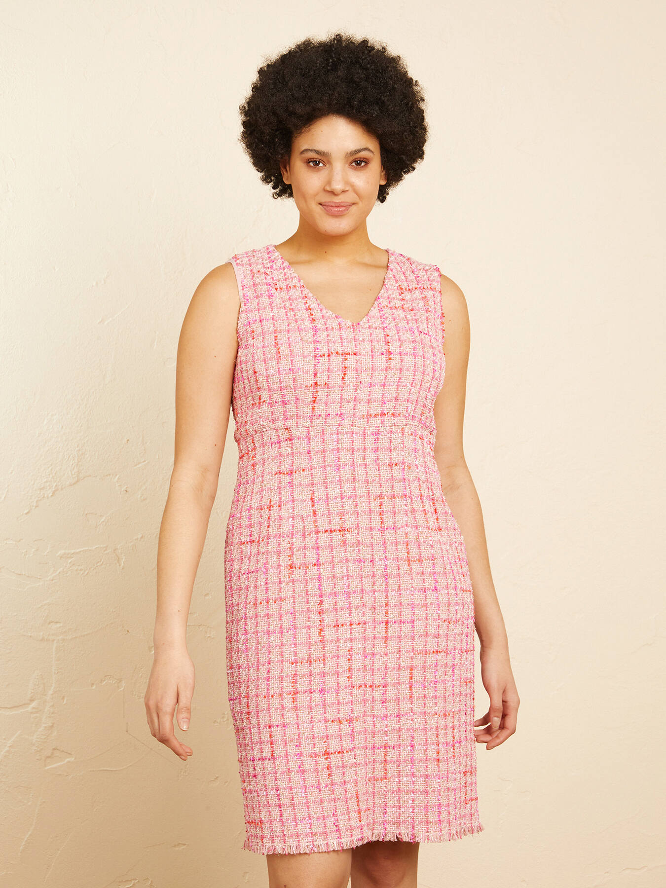 Robe en tissu armur&eacute; image number 2