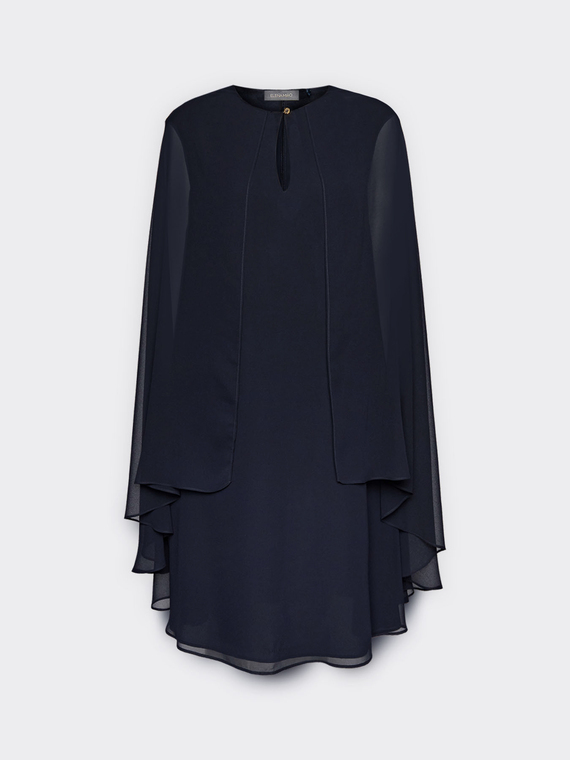 Layered-Kleid aus Georgette