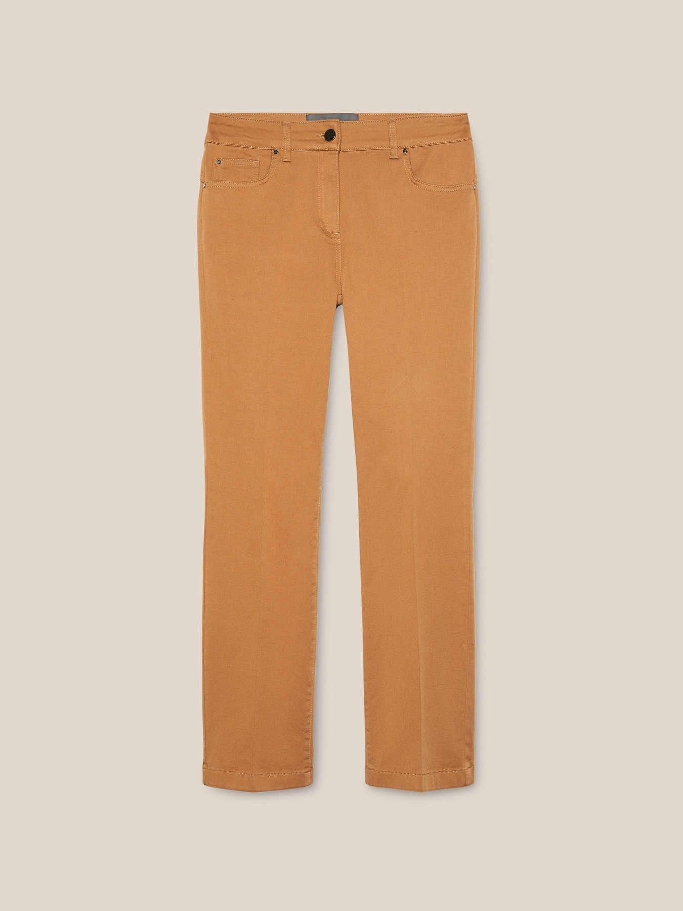 Pantalones rectos de algod&oacute;n image number 5