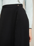 Pleated wraparound skirt image number 4